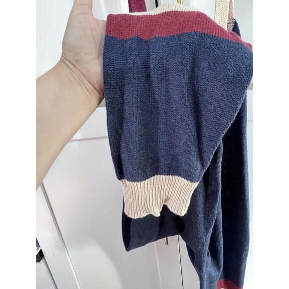 Vtg 90s Harmonie Knitwear Dance Romper Warm Up Cover Outfit Colorblock M - Picture 7 of 8